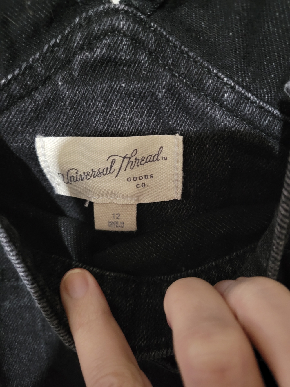 Universal Thread Black Denim Overalls - Picture 2 of 5